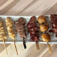焼きとん・焼き鳥の中からきんかんのオススメを6本セレクト！
とりあえずきんかんに来たならコレ！