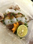超新鮮な水タコを特製ダレで