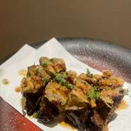 うなぎの旨みと茄子のジューシーさがたまりません！