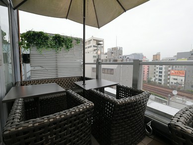 テラス席がある