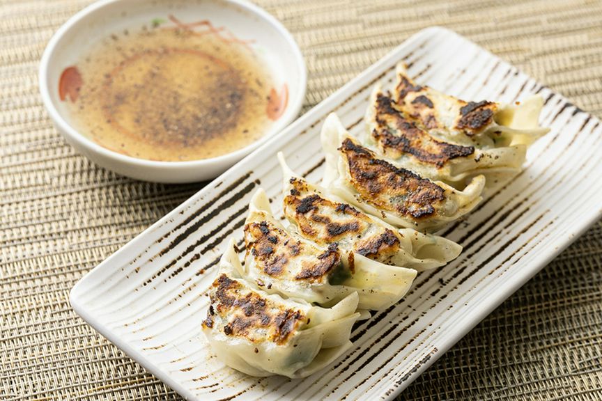 にんにく入り焼き餃子