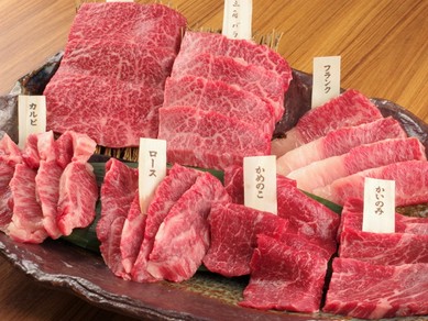 和牛焼肉　 7種盛り合わせ