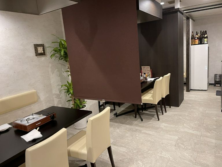 ゆったりとした店内