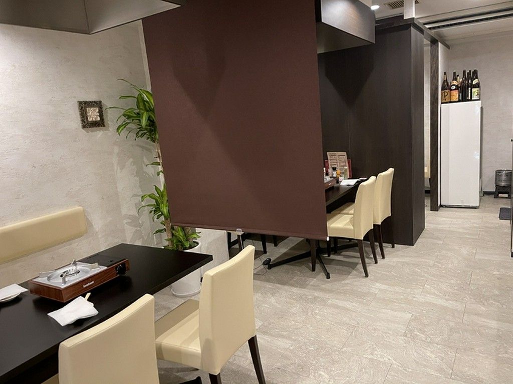 ゆったりとした店内