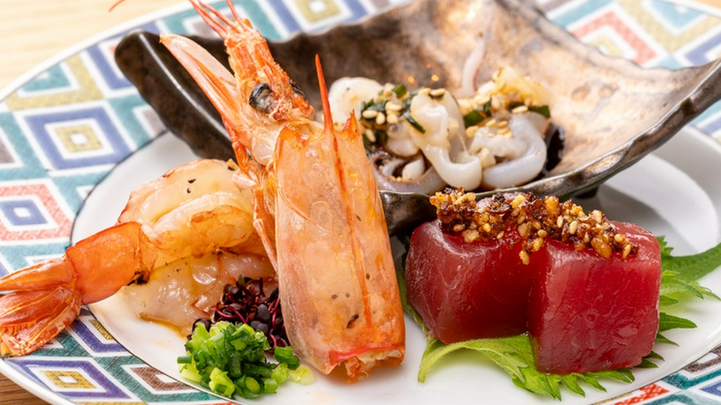 瀬戸内海の鮮魚を中心に、その日のオススメを堪能する『刺身3種盛り』