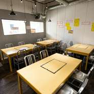 店内は最大30名までの団体利用も可。歓送迎会などの集まりごとにも対応してくれます。団体利用時は前もっての相談を。宴会シーズンは早めの相談がオススメです。
