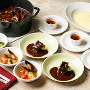 12：00　ホタテのソテー　カレークリームソース
12：30　砂肝のコンフィ
13：00　自家製クレームブリュレ