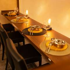 カウンター席もご用意！安心してご利用いただけます！