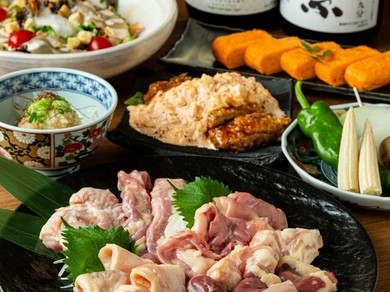 厳選国産鶏を使用！新鮮朝引き鶏だからこそ、生メニューも充実