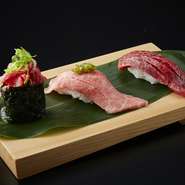 女子人気抜群の肉寿司を味わう。おいしく楽しく焼肉女子会