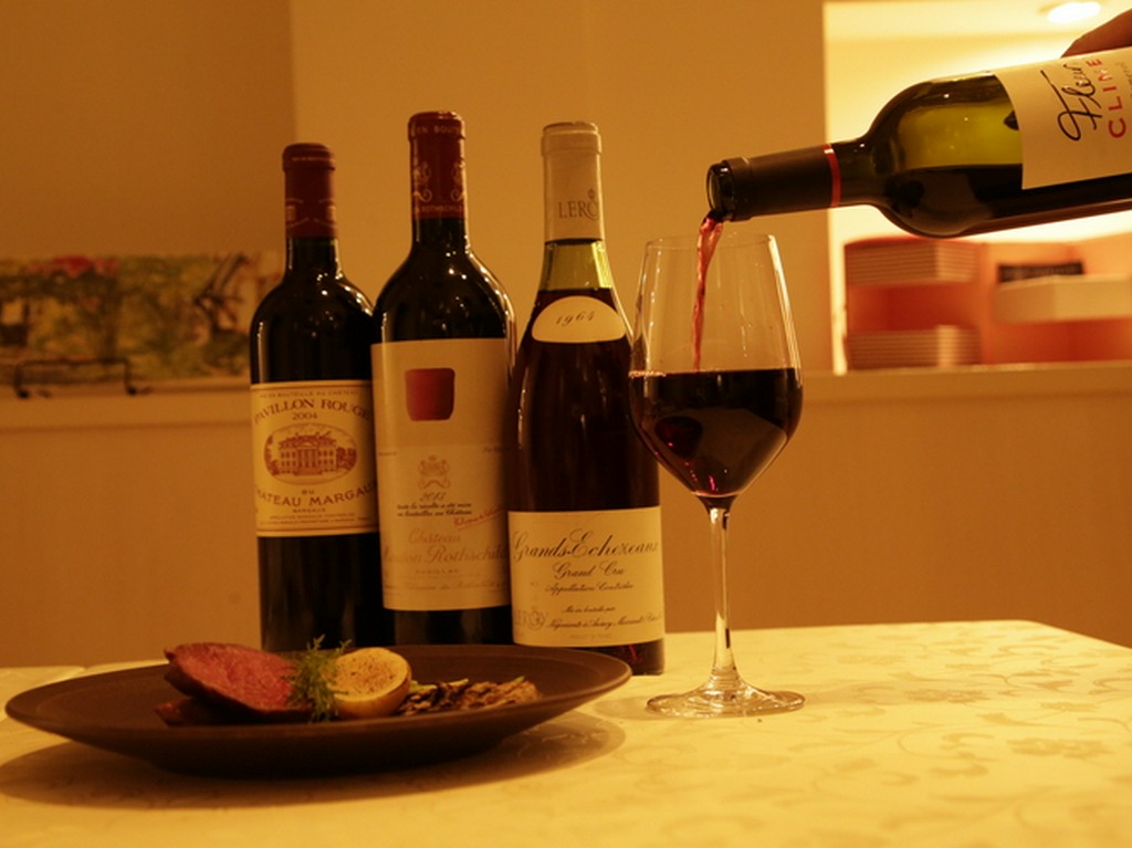 ワインをお楽しみいただけます