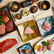 飲み放題付きの焼肉コースは、歓送迎会やお祝い事におすすめです！