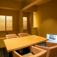 2～6名様までの個室。接待や友達同士での飲み会に。