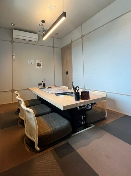 6名まで利用可能な使い勝手の良い個室を完備