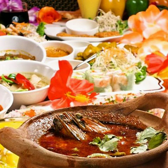 老若男女問わず、誰からも親しまれる味をつくり上げている『タイ料理＆インド料理』