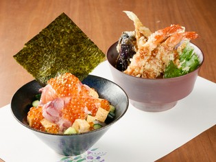 気軽に日本の文化を楽しめる、ランチタイム限定『丼物』
