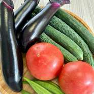 自然の恵みを最大限に感じさせる、地元で育まれた新鮮な野菜