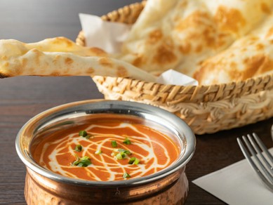 カレーは辛さの調節ができるので、お子様連れでもOK