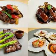 BGMが流れたおしゃれな店内で落ち着いて食事ができます。
中華ですが盛付にもこだわったコース料理はリーズナブルで味も絶品です。
ご相談いただければサプライズのお手伝いも致します。