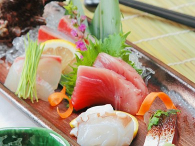 毎朝届く新鮮魚介！