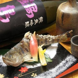 ヤマメの塩焼き