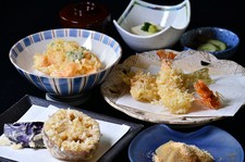 〈全6皿〉「天ぷら6種」巻海老・魚介・野菜三品・かき揚げなど絶品な天ぷらをお楽しみください。