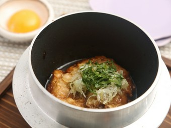 釜だからこそ表現できるおいしさ『釜つくね』