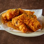 ガーリックとバターをきかせたスタミナパスタ。