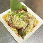 新鮮なレバーのほのかな甘みがくせになる逸品です。