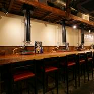 カウンター席もあるので、お一人様での来店も可。時には優雅にお一人様ディナーを満喫、というスタイルもオススメです。旨い肉を心ゆくまで味わってみませんか。