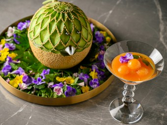 海外ゲストからも喜ばれるラグジュアリーなランチ会にオススメの『ランチコース』