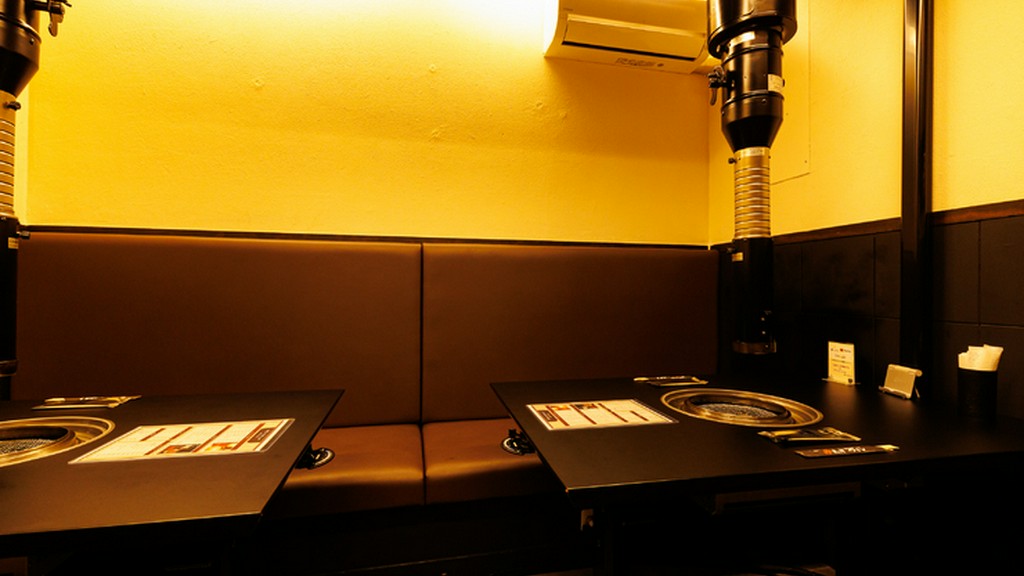 接待や会食にも利用可。落ち着いた雰囲気の個別空間