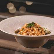 鶏肉のトマト煮込みリゾット