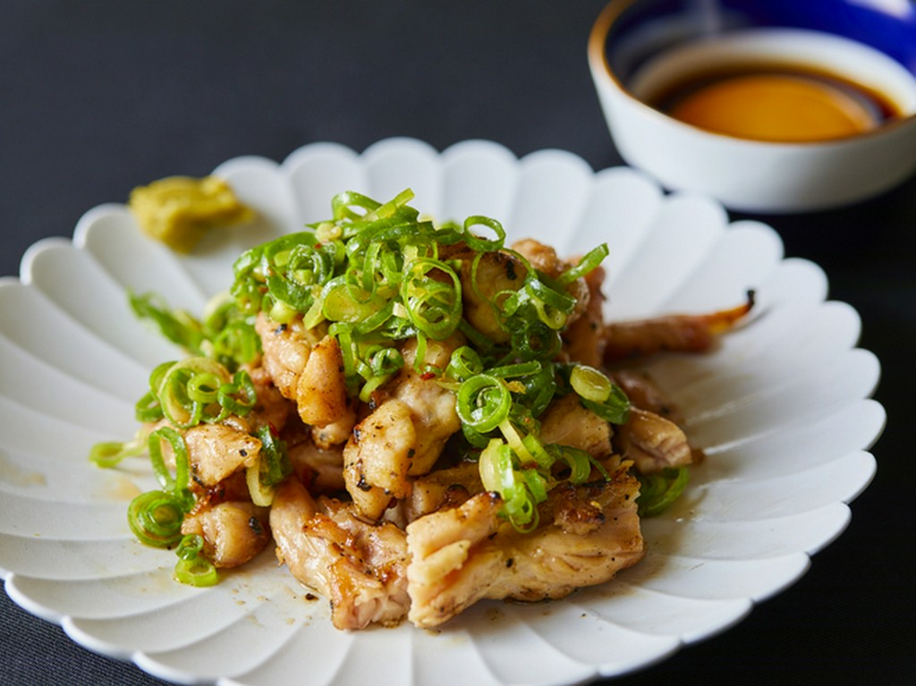 せせりのネギまみれポン酢