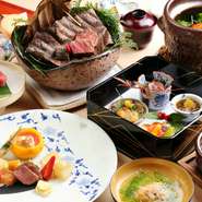 日本料理に繊細な京料理を融合した『庵都会席　-雅みやび-』