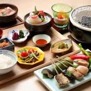 旬を食す贅沢な季節感が、洗練された日本料理には欠かせません。「壬生菜」「丹波しめじ」「万願寺唐辛子」など、丹念に栽培されている京野菜。香り強く味の濃い、野菜本来の美味しさを知ることができます。