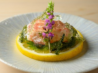 旬の彩りと香り、奥深い滋味を楽しめる『季節のおつまみ』