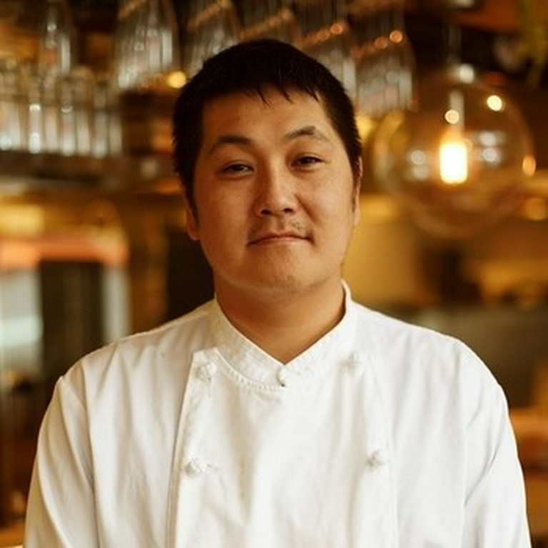 独創的な料理でもてなしてくれる清水氏