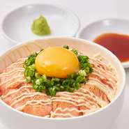 炙りサーモン丼