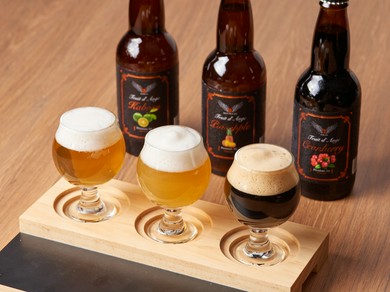 3種の飲み比べで、“好みのお酒”を探すのも楽しみの一つ