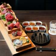 当日最も味わうべき5品をセレクト。オーダーに迷ってしまったときや、【晃苑】のこだわりをとにかく実感したい方にもお薦め。まずはオーダーいただきたい、イチオシの逸品です。