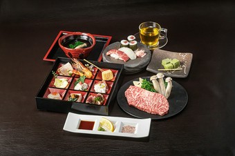 和牛ステーキと日本酒ペアリング