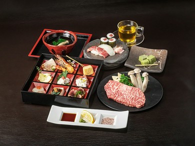 和牛ステーキと日本酒ペアリング