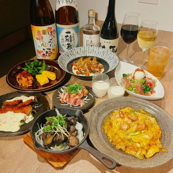 マックス20名様まで貸切可能！コース料理の提供もご相談ください