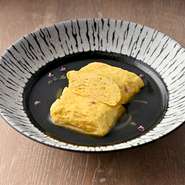 シェフの作るだし巻きはふわとろです♪
柚子の香りが広がります♪