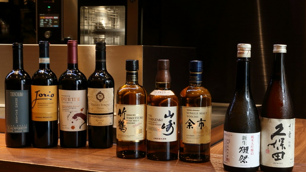 厳選されたお酒