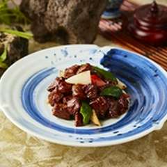 牛肉の黒胡椒炒め