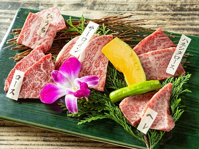 端材の隅々まで松阪牛。肉の醍醐味をたっぷり味わえる『松阪牛5種 盛り合わせ』
