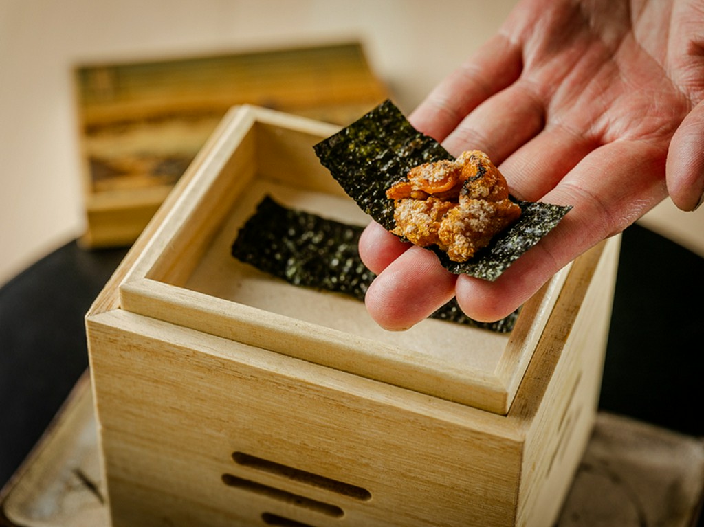 『ウニの塩焼き』