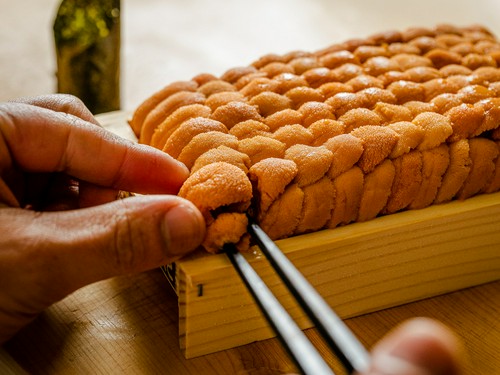 この日のウニは根室から